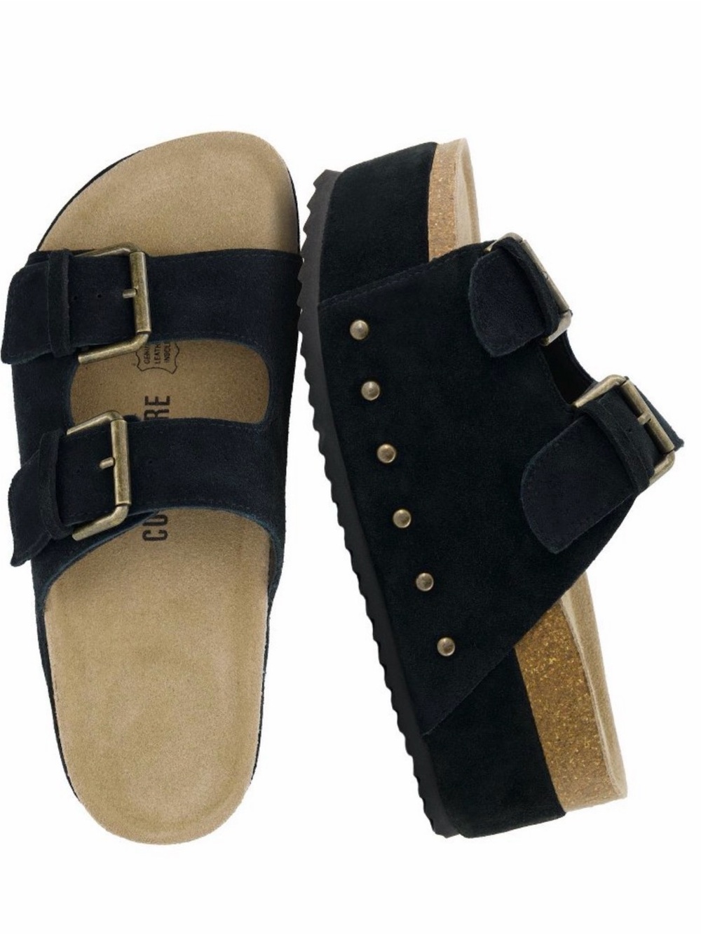Cushionaire Guru Platform Sandals